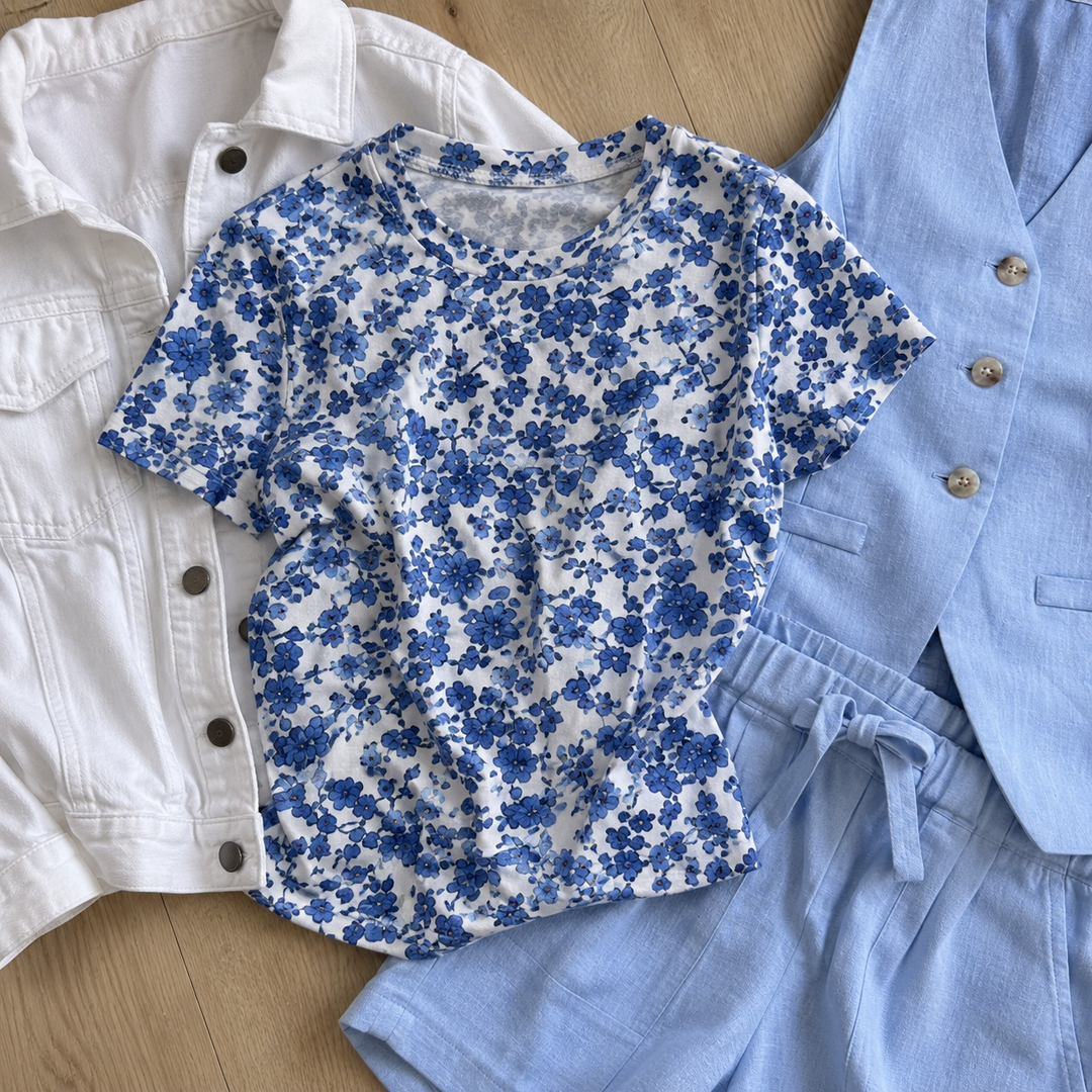 Cornflower + Cotton