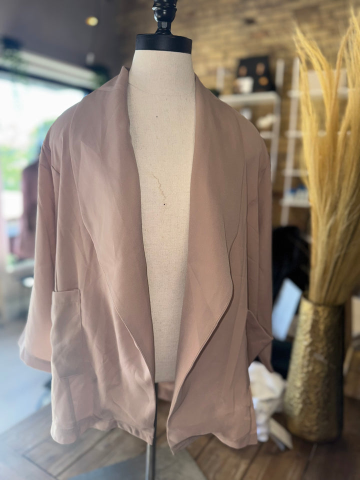 Large - Fawn Lightweight Blazer