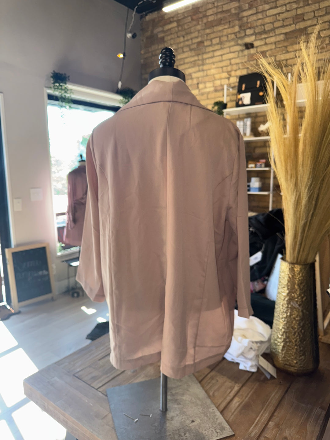Large - Fawn Lightweight Blazer