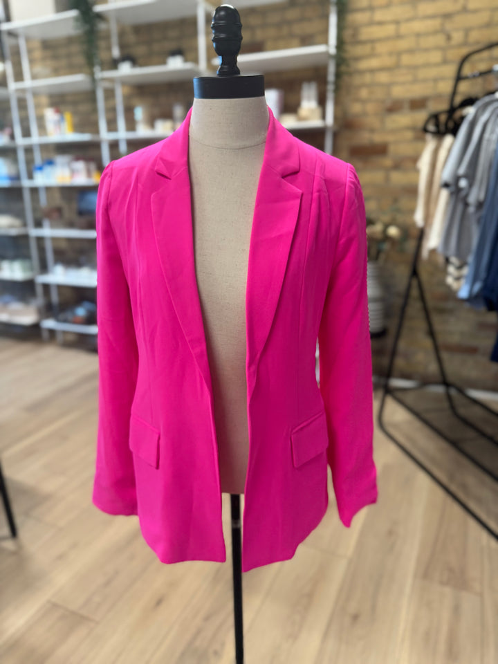 Skies Are Blue Hot Pink Blazer