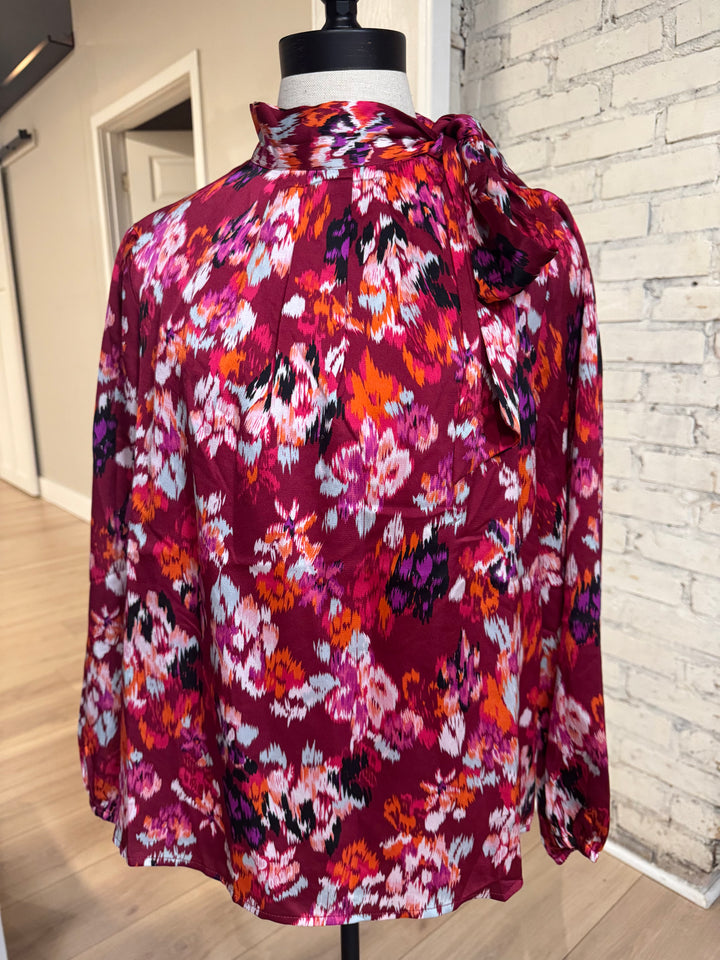 SugarLips Fall Floral Blouse