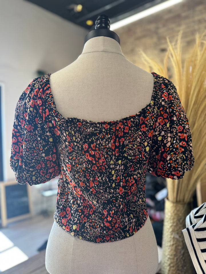 Floral Boho Top