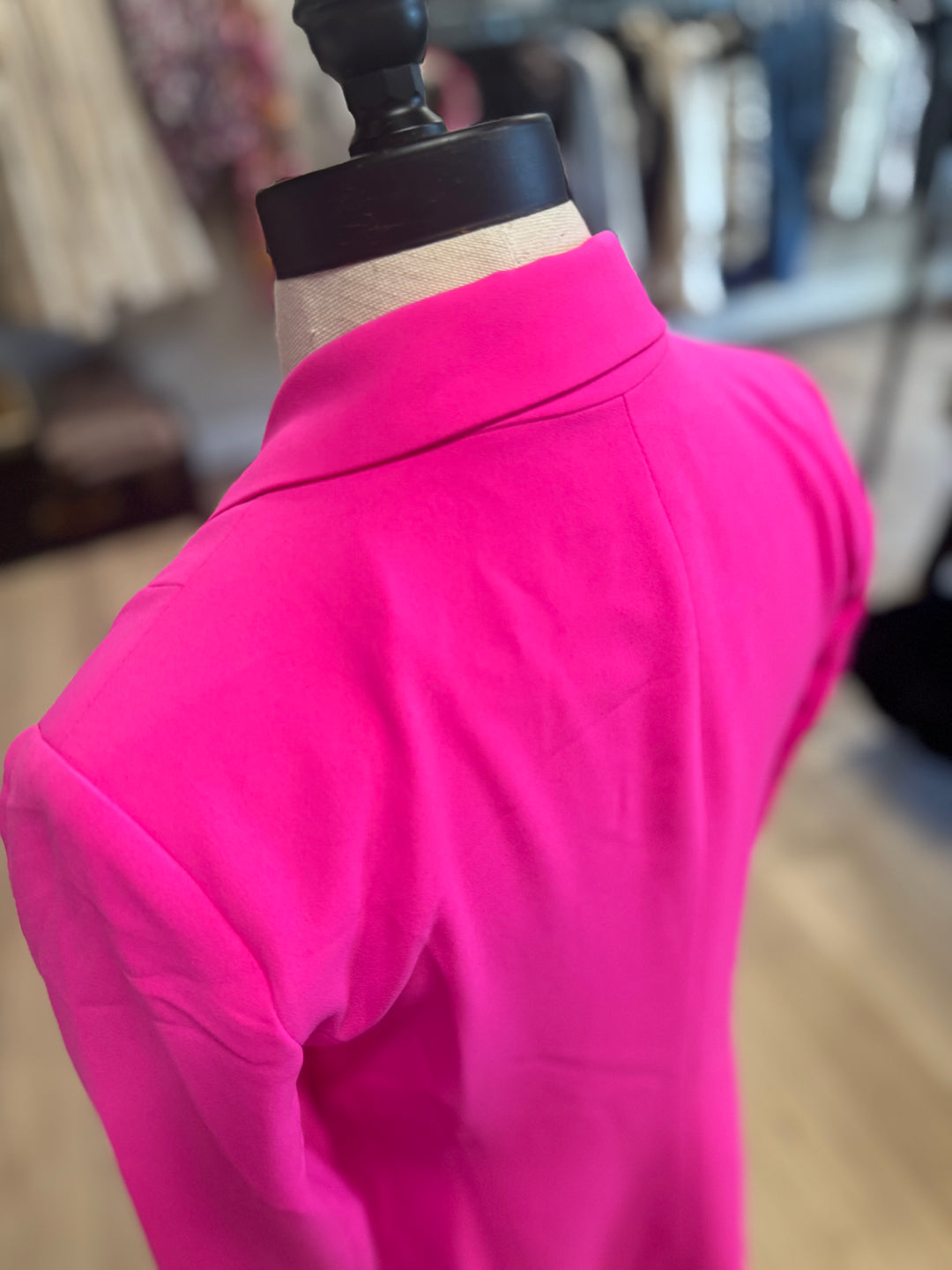 Skies Are Blue Hot Pink Blazer
