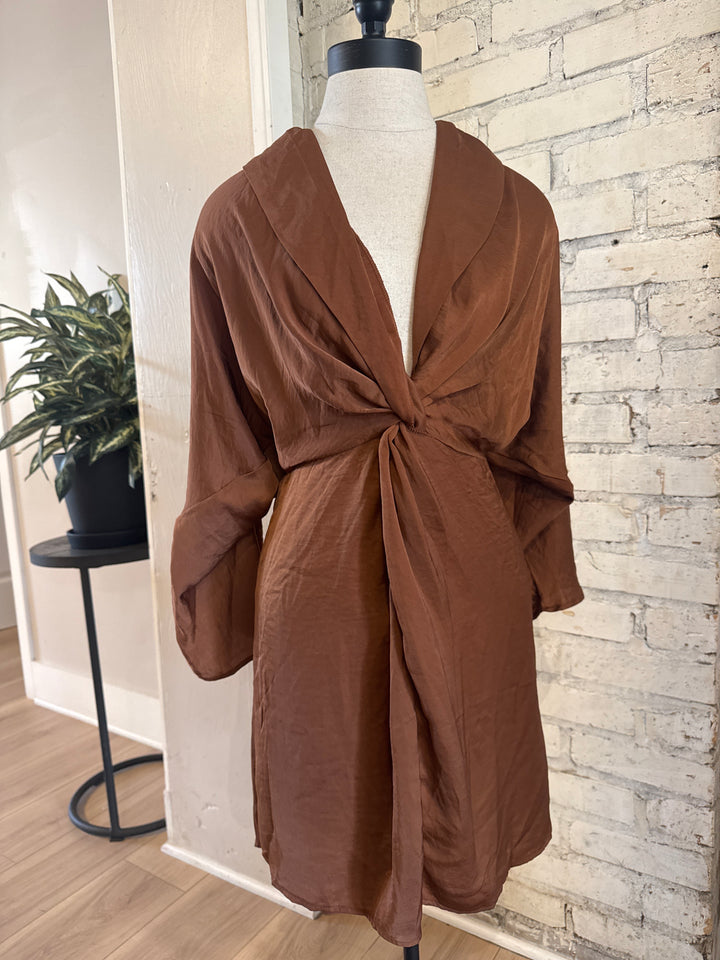 Softness in a Cocoa Dress