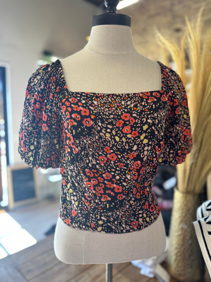 Floral Boho Top