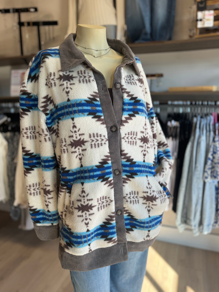 Aztec Fleece Shacket