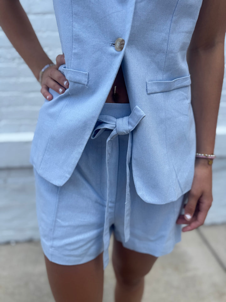 Meadowlight Linen Vest