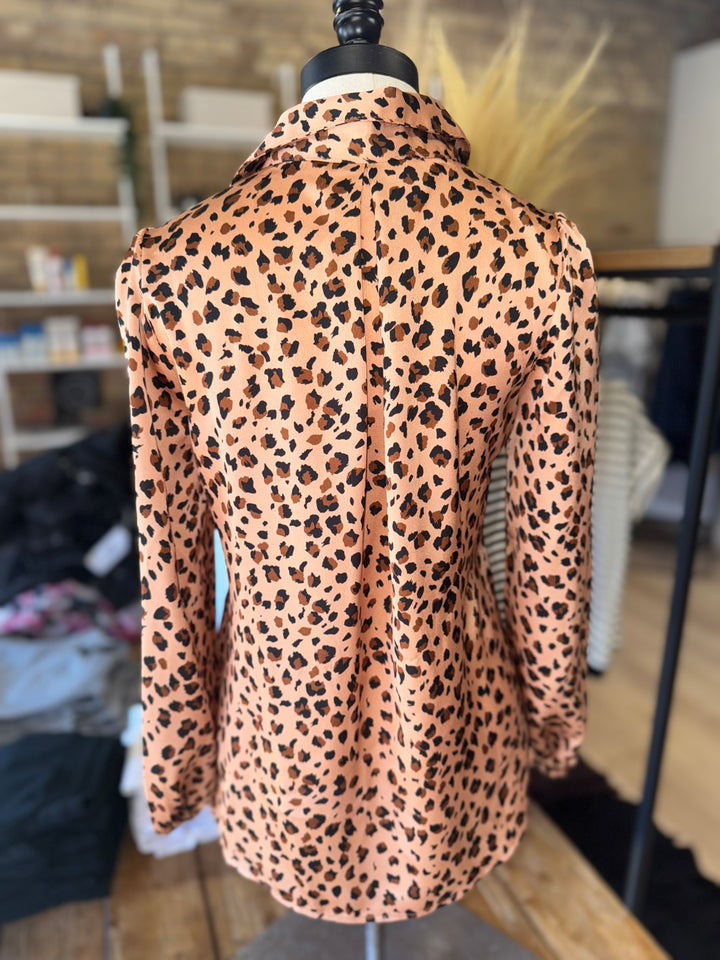 Theresa Leopard Print Top
