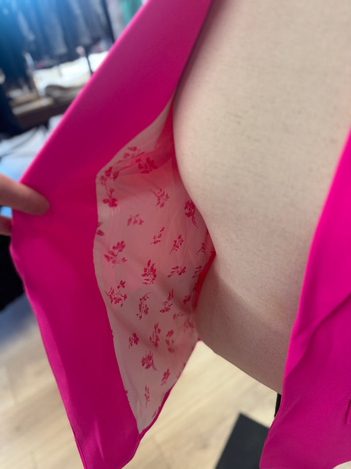 Skies Are Blue Hot Pink Blazer