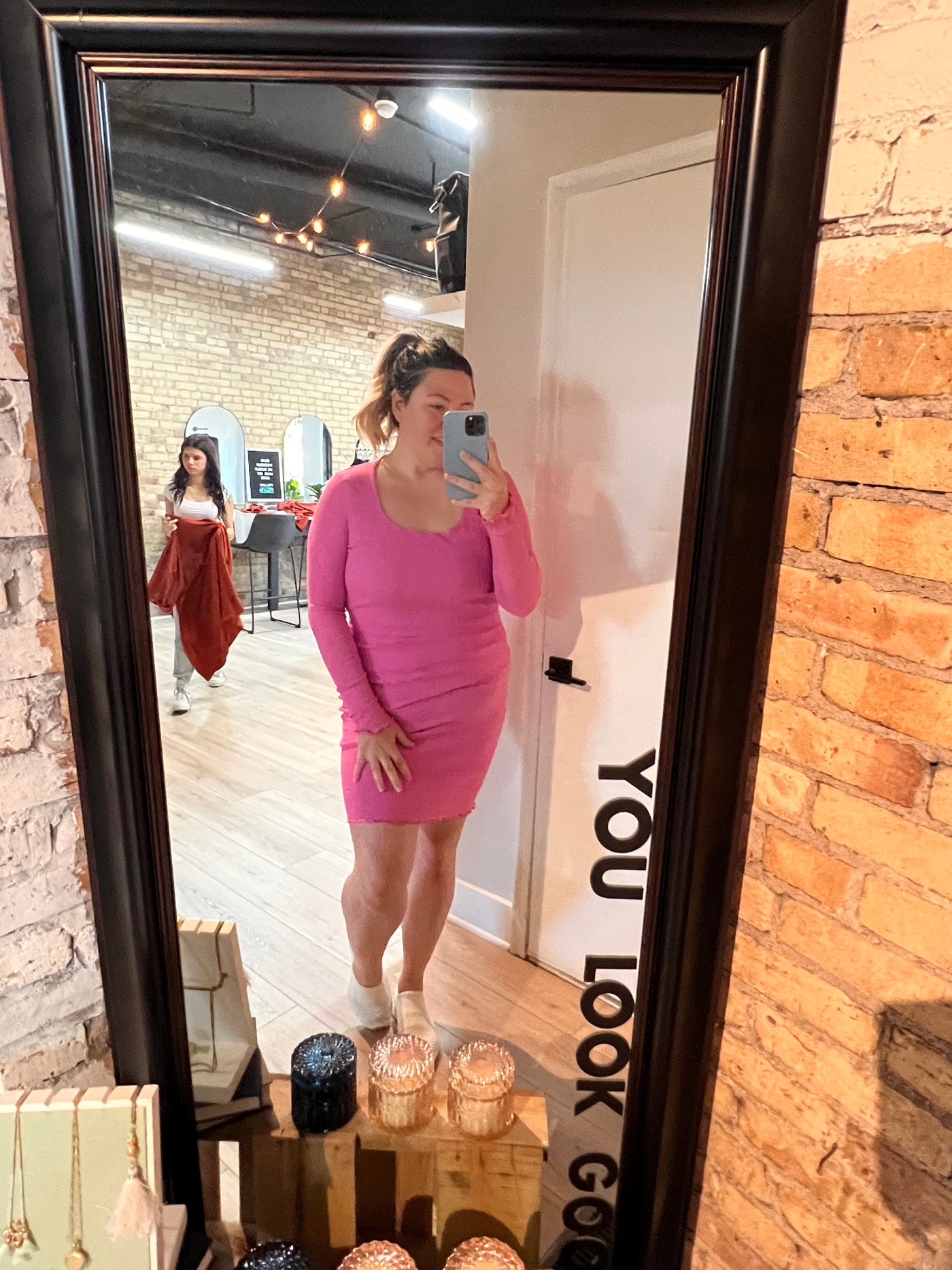 Hot Pink Bodycon Dress