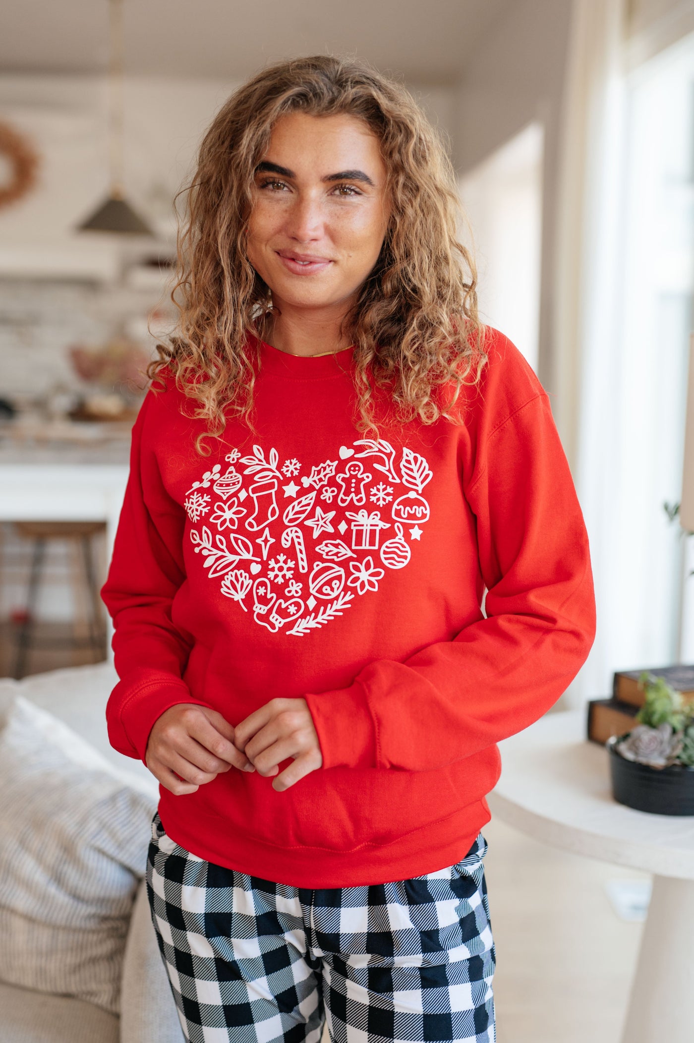 Holiday Heart Sweatshirt - Sample