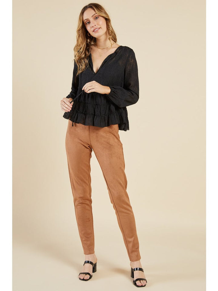 Emma Boho top in black
