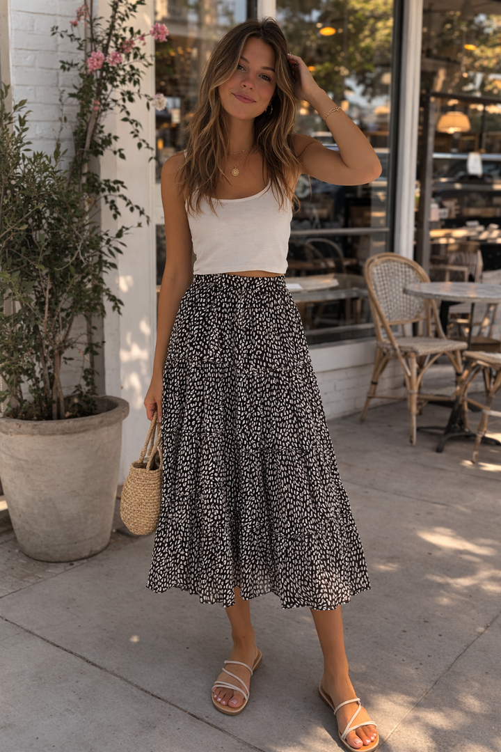 Dress Me Up Leopard Skirt