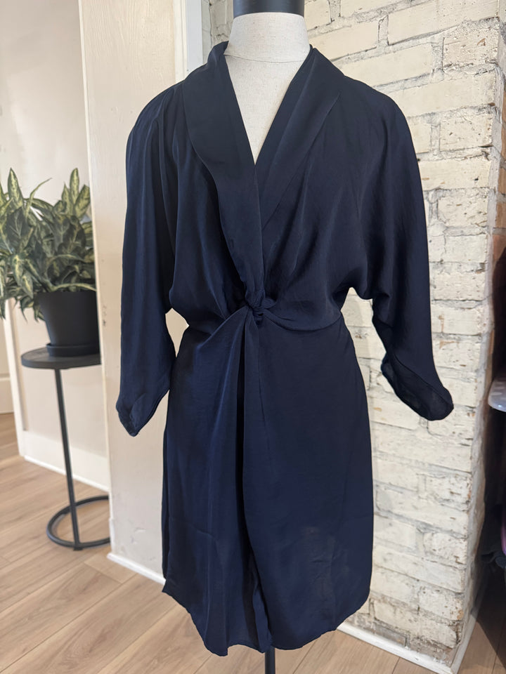 Sadie + Sage Navy Slip Dress