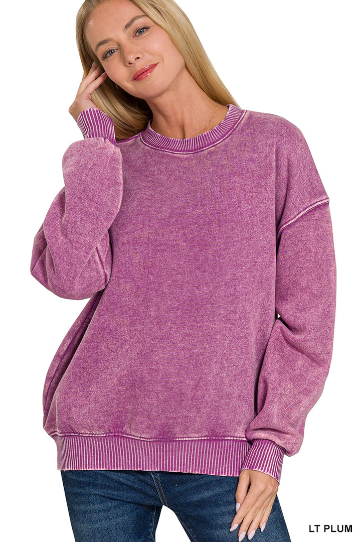 The Cara Acid Rinse Pullover