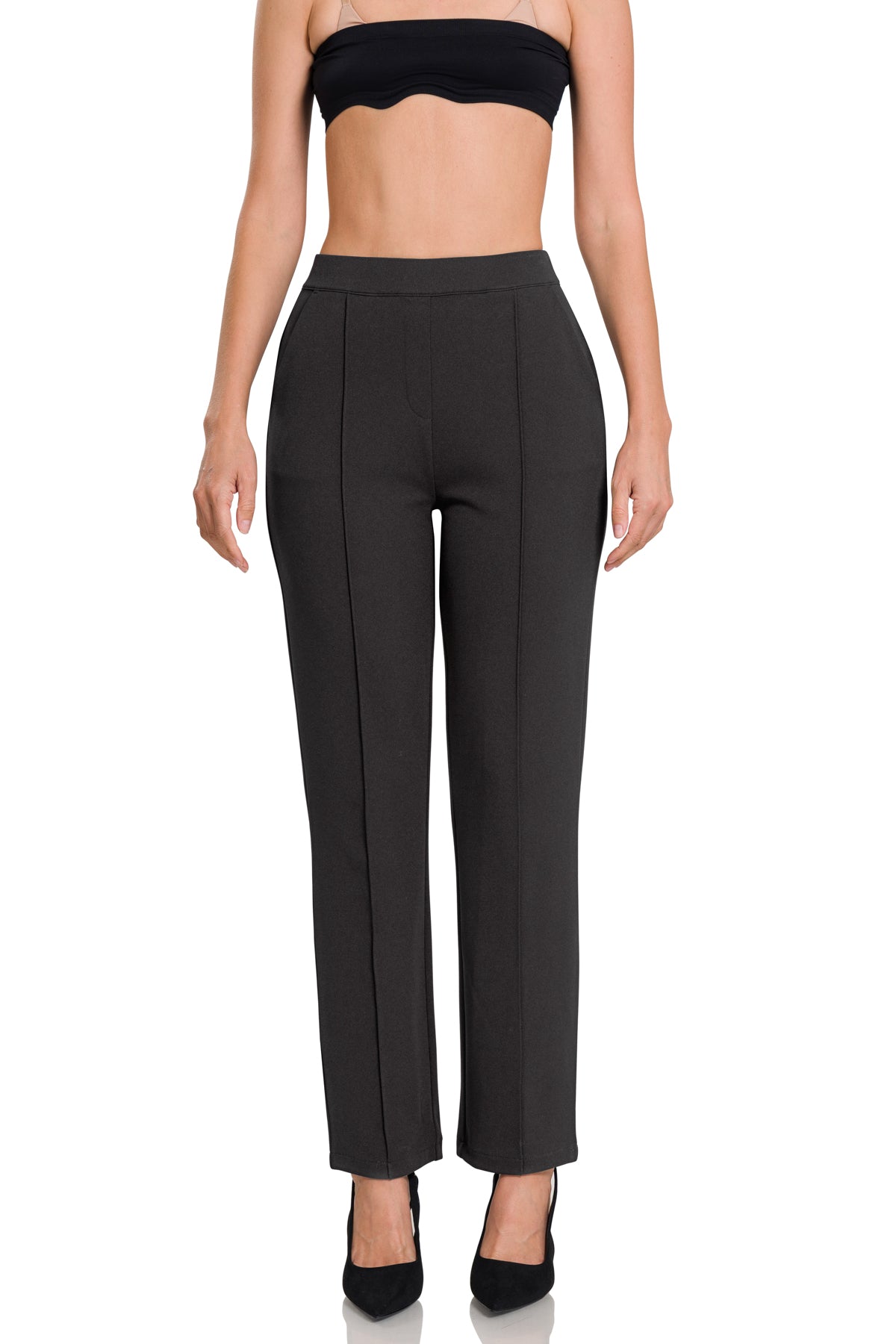 Bootcut Pull-on Pant in Black