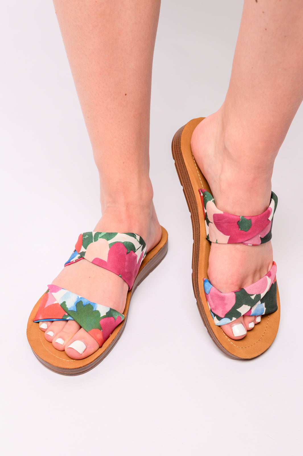 With a Twist Sandal in Flowers