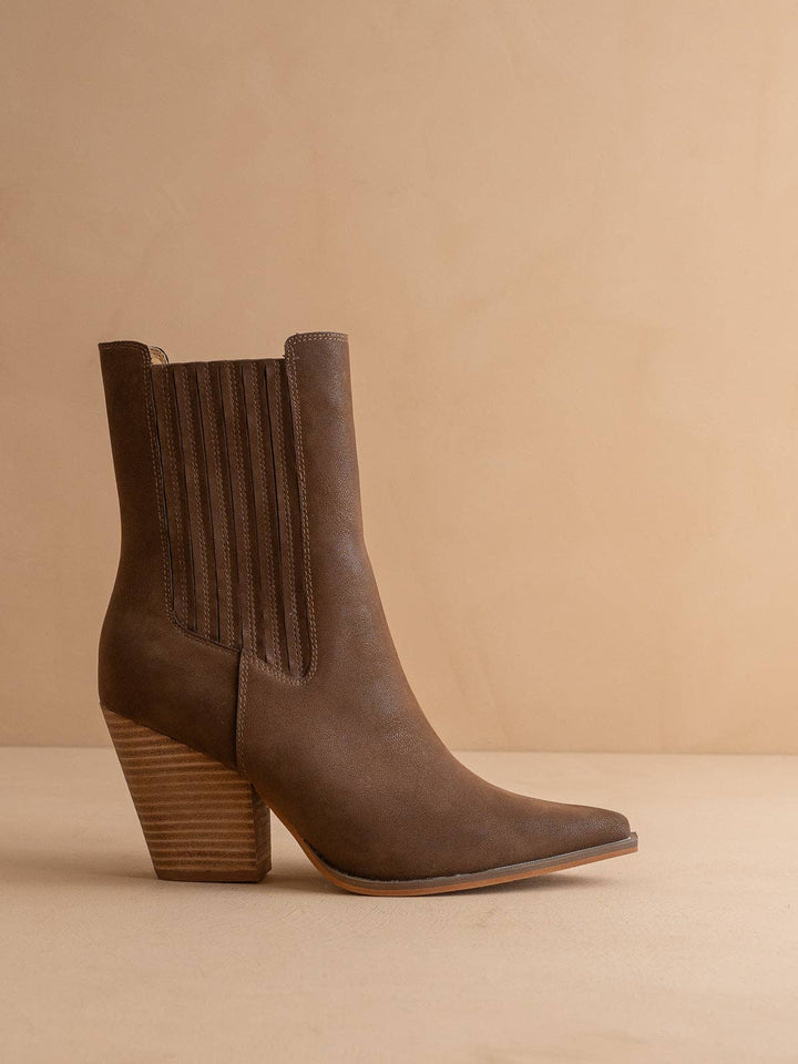 Lydia Pointed Toe Western Bootie