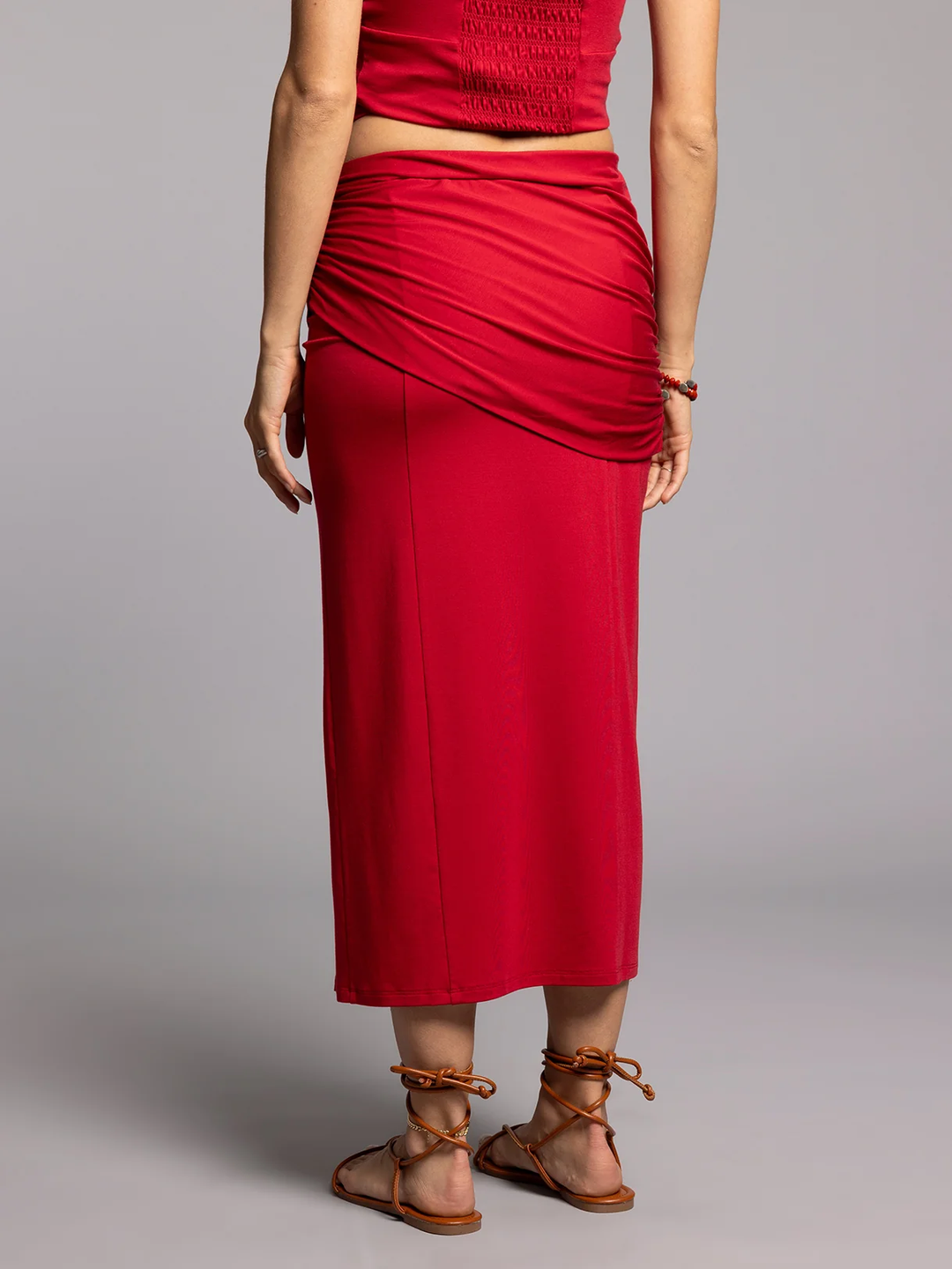 Cherry Bomb Midi Skirt