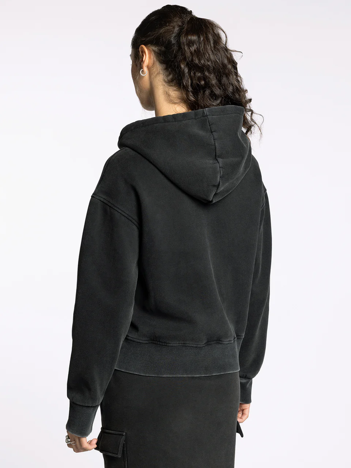 Cori Acid Washed Crop Hoodie - Thread + Supply