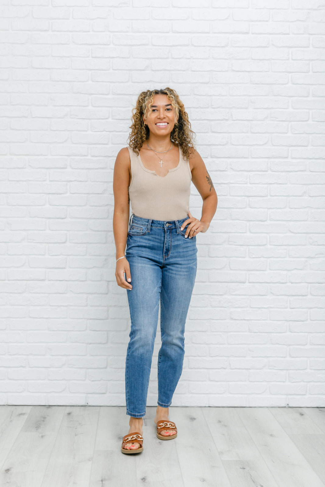 High Waist Slim Fit Jeans - Online Exclusive