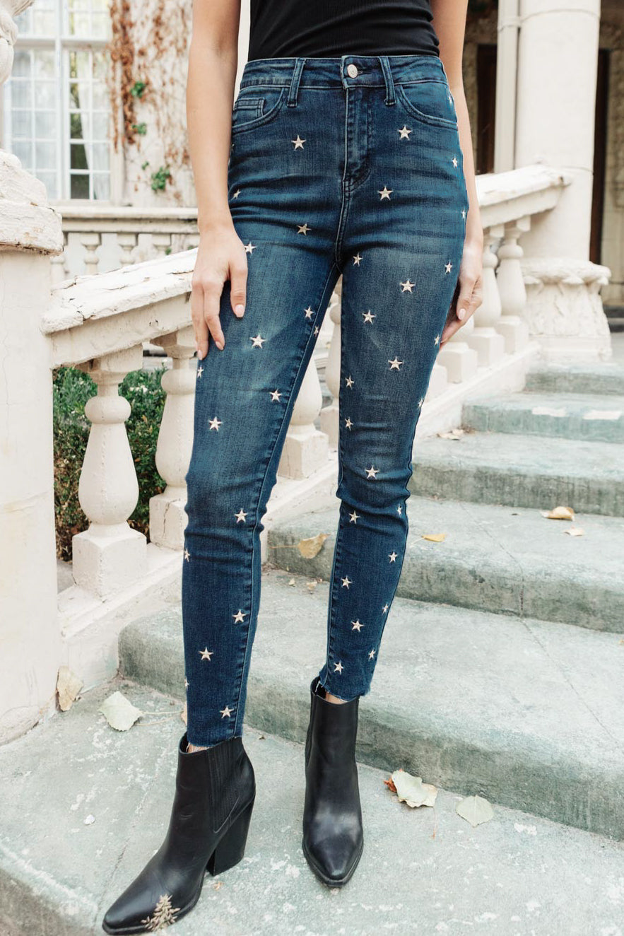 High Rise Starlight Skinnies - Online Exclusive
