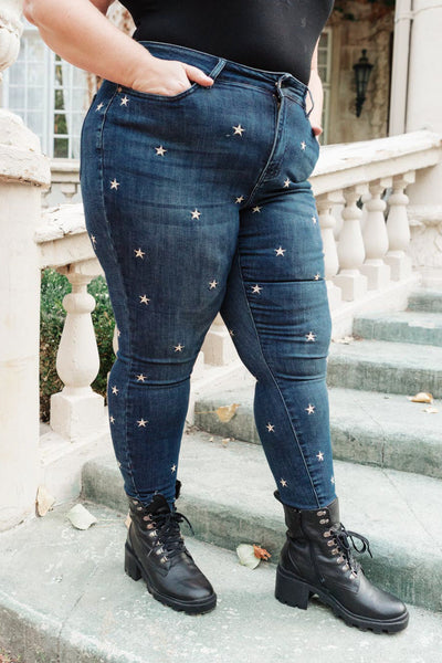 High Rise Starlight Skinnies - Online Exclusive