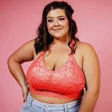 Juliette Lace Bralette Coral