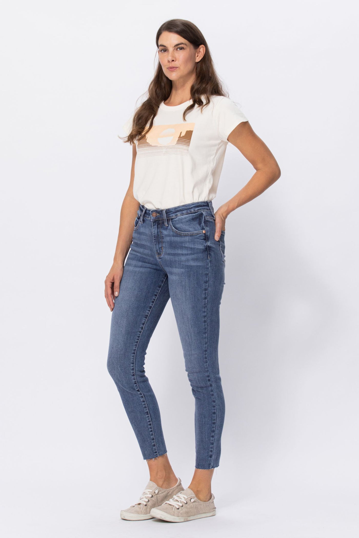 Judy Blue Embroidered Pocket Skinny Jeans