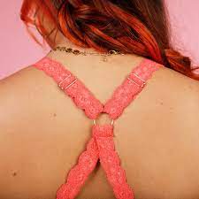 Juliette Lace Bralette Coral