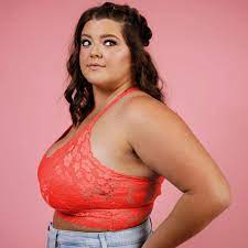 Juliette Lace Bralette Coral